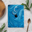 Liquid Blue Color Fusion - Full Body Skin Decal for the Apple iPad Pro 12.9", 11", 10.5", 9.7", Air or Mini (All Models Available)