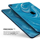 Liquid Blue Color Fusion - Full Body Skin Decal for the Apple iPad Pro 12.9", 11", 10.5", 9.7", Air or Mini (All Models Available)