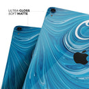 Liquid Blue Color Fusion - Full Body Skin Decal for the Apple iPad Pro 12.9", 11", 10.5", 9.7", Air or Mini (All Models Available)