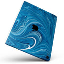 Liquid Blue Color Fusion - Full Body Skin Decal for the Apple iPad Pro 12.9", 11", 10.5", 9.7", Air or Mini (All Models Available)