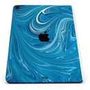 Liquid Blue Color Fusion - Full Body Skin Decal for the Apple iPad Pro 12.9", 11", 10.5", 9.7", Air or Mini (All Models Available)
