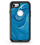 Liquid Blue Color Fusion - iPhone 7 or 8 OtterBox Case & Skin Kits