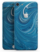 Liquid Blue Color Fusion - Skin-kit for the iPhone 8 or 8 Plus