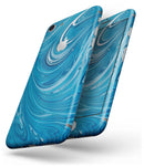 Liquid Blue Color Fusion - Skin-kit for the iPhone 8 or 8 Plus