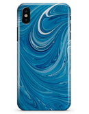 Liquid Blue Color Fusion - iPhone X Clipit Case