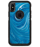 Liquid Blue Color Fusion - iPhone X OtterBox Case & Skin Kits