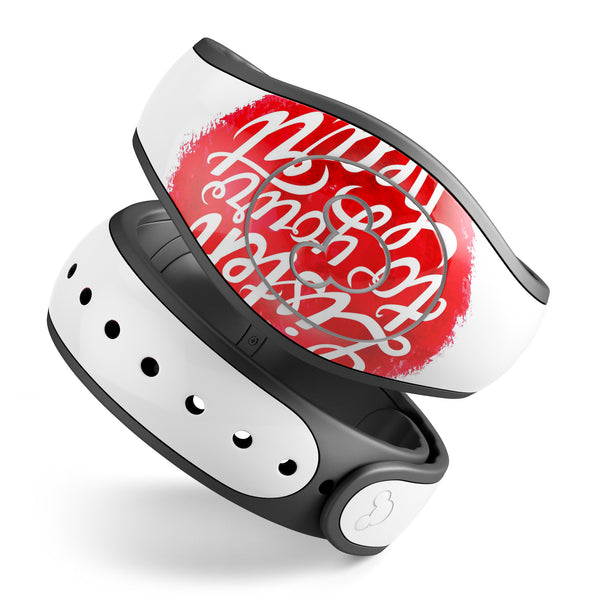 Listen To Your Heart - Decal Skin Wrap Kit for the Disney Magic Band