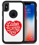 Listen To Your Heart - iPhone X OtterBox Case & Skin Kits