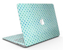 Little Aqua Watercolor Polka Dots - MacBook Air Skin Kit