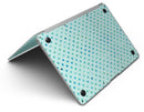 Little Aqua Watercolor Polka Dots - MacBook Air Skin Kit