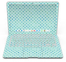 Little Aqua Watercolor Polka Dots - MacBook Air Skin Kit