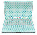 Little Aqua Watercolor Polka Dots - MacBook Air Skin Kit