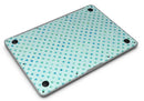 Little Aqua Watercolor Polka Dots - MacBook Air Skin Kit