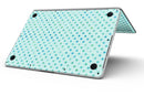 Little Aqua Watercolor Polka Dots - MacBook Pro with Retina Display Full-Coverage Skin Kit