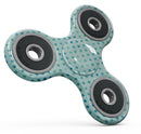 Little Aqua Watercolor Polka Dots Full-Body Fidget Spinner Skin-Kit