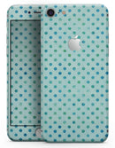 Little Aqua Watercolor Polka Dots - Skin-kit for the iPhone 8 or 8 Plus
