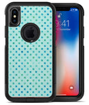 Little Aqua Watercolor Polka Dots - iPhone X OtterBox Case & Skin Kits