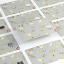 Little Gray Twigs with Lime Green Eggs - Premium Protective Decal Skin-Kit for the Apple Credit Card