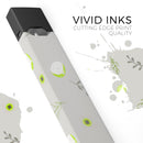 Little Gray Twigs with Lime Green Eggs - Premium Decal Protective Skin-Wrap Sticker compatible with the Juul Labs vaping device