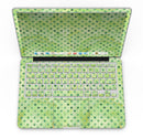 Little Green Watercolor Polka Dots - MacBook Pro with Retina Display Full-Coverage Skin Kit