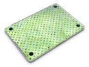 Little Green Watercolor Polka Dots - MacBook Pro with Retina Display Full-Coverage Skin Kit