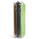 Little Green Watercolor Polka Dots iPhone 6/6s or 6/6s Plus 2-Piece Hybrid INK-Fuzed Case