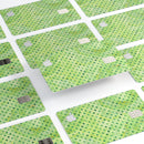 Little Green Watercolor Polka Dots - Premium Protective Decal Skin-Kit for the Apple Credit Card