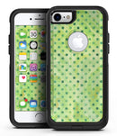 Little Green Watercolor Polka Dots - iPhone 7 or 8 OtterBox Case & Skin Kits