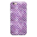 Little Purple Watercolor Polka Dots iPhone 6/6s or 6/6s Plus 2-Piece Hybrid INK-Fuzed Case