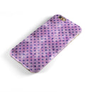 Little Purple Watercolor Polka Dots iPhone 6/6s or 6/6s Plus 2-Piece Hybrid INK-Fuzed Case