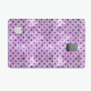 Little Purple Watercolor Polka Dots - Premium Protective Decal Skin-Kit for the Apple Credit Card
