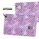 Little Purple Watercolor Polka Dots - Premium Protective Decal Skin-Kit for the Apple Credit Card