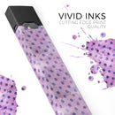 Little Purple Watercolor Polka Dots - Premium Decal Protective Skin-Wrap Sticker compatible with the Juul Labs vaping device