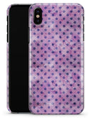 Little Purple Watercolor Polka Dots - iPhone X Clipit Case