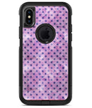 Little Purple Watercolor Polka Dots - iPhone X OtterBox Case & Skin Kits