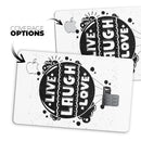 Live Laugh Love - Premium Protective Decal Skin-Kit for the Apple Credit Card