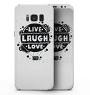 Live Laugh Love - Samsung Galaxy S8 Full-Body Skin Kit