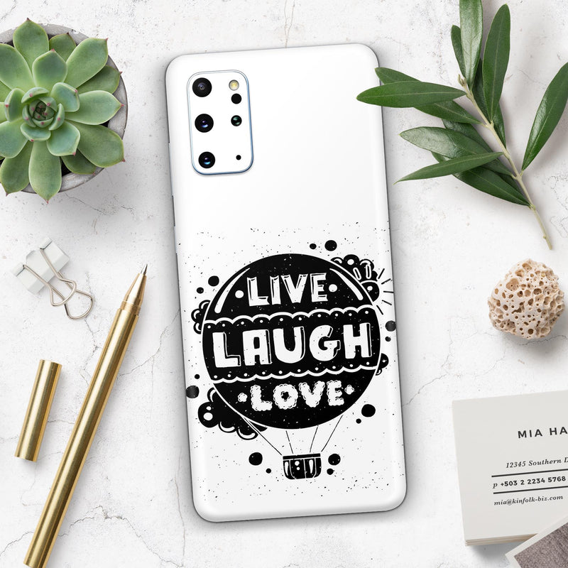 Live Laugh Love - Skin-Kit for the Samsung Galaxy S-Series S20, S20 Plus, S20 Ultra , S10 & others (All Galaxy Devices Available)
