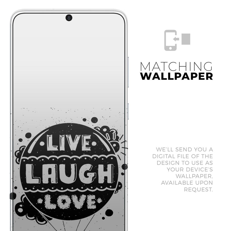 Live Laugh Love - Skin-Kit for the Samsung Galaxy S-Series S20, S20 Plus, S20 Ultra , S10 & others (All Galaxy Devices Available)