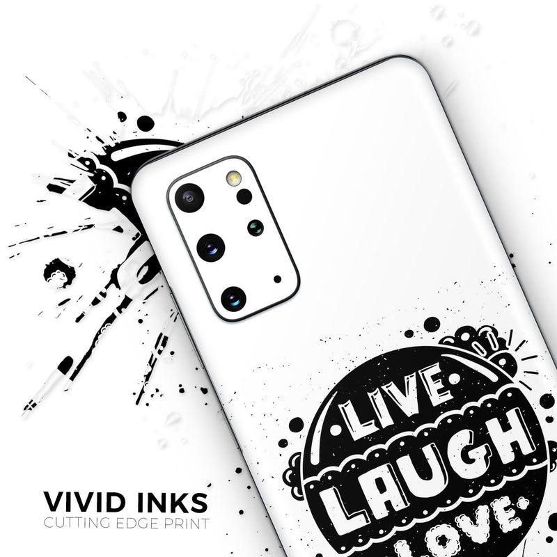 Live Laugh Love - Skin-Kit for the Samsung Galaxy S-Series S20, S20 Plus, S20 Ultra , S10 & others (All Galaxy Devices Available)