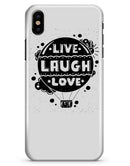 Live Laugh Love - iPhone X Clipit Case