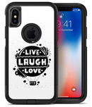 Live Laugh Love - iPhone X OtterBox Case & Skin Kits