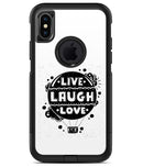Live Laugh Love - iPhone X OtterBox Case & Skin Kits