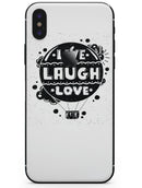 Live Laugh Love - iPhone X Skin-Kit