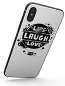 Live Laugh Love - iPhone X Skin-Kit