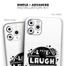 Live Laugh Love - Protective Skin Wrap & Decal – Compatible with iPhone SE to iPhone 17 Pro Max (All Models)
