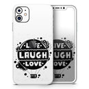 Live Laugh Love - Protective Skin Wrap & Decal – Compatible with iPhone SE to iPhone 17 Pro Max (All Models)