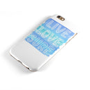 Live Love Surf iPhone 6/6s or 6/6s Plus 2-Piece Hybrid INK-Fuzed Case