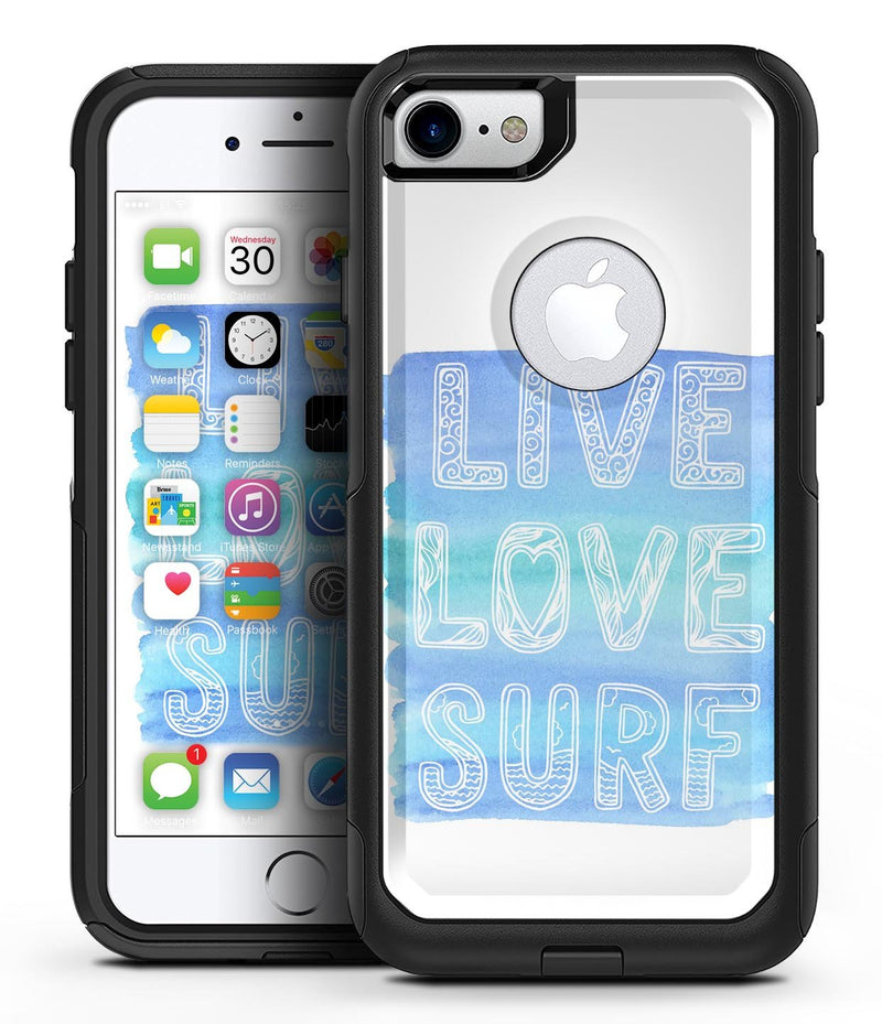 Live Love Surf - iPhone 7 or 8 OtterBox Case & Skin Kits