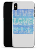 Live Love Surf - iPhone X Clipit Case